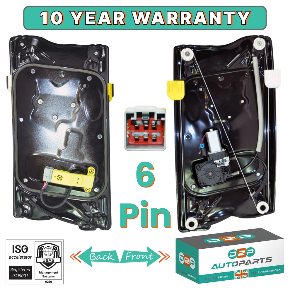 Front Right Electric Window Regulator For Land Rover Freelander 2 L359 Lr060134 5056167425731