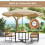 Costway 4PCS Acacia Wood Patio Dining Set Outdoor Rectangular Table And Chairs 3