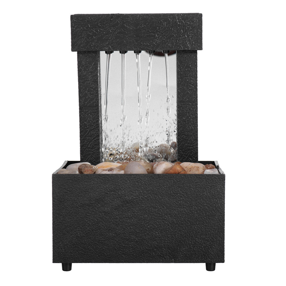 Desktop Water Fountain Ornament Indoor Fountain Waterfall Decor Portable Table Decor