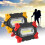 (Red) Foldable LED Work Light Portable 3 Modes Flood Lamp for Outdoor Camping Emergency 3