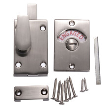 (gold) Nickel Drawing Chroming Bathroom Toilet Door Lock Indicate Door Bolt