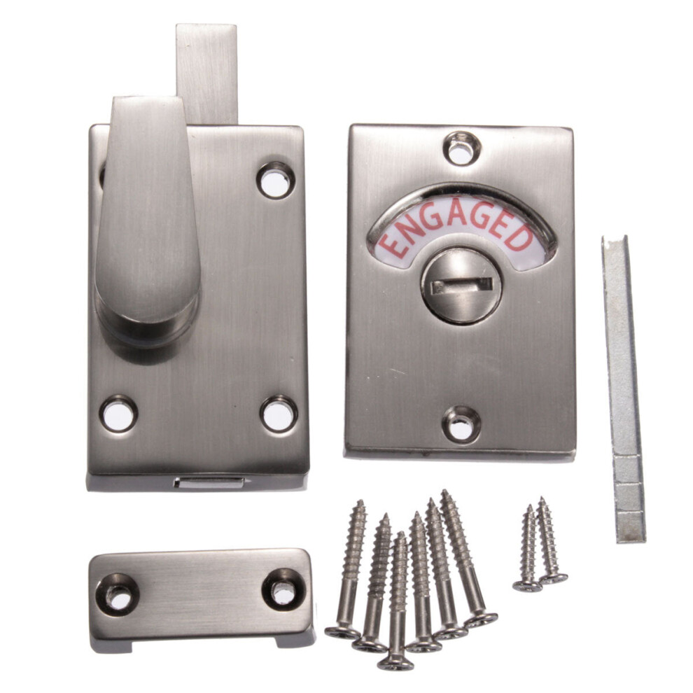 (gold) Nickel Drawing Chroming Bathroom Toilet Door Lock Indicate Door Bolt