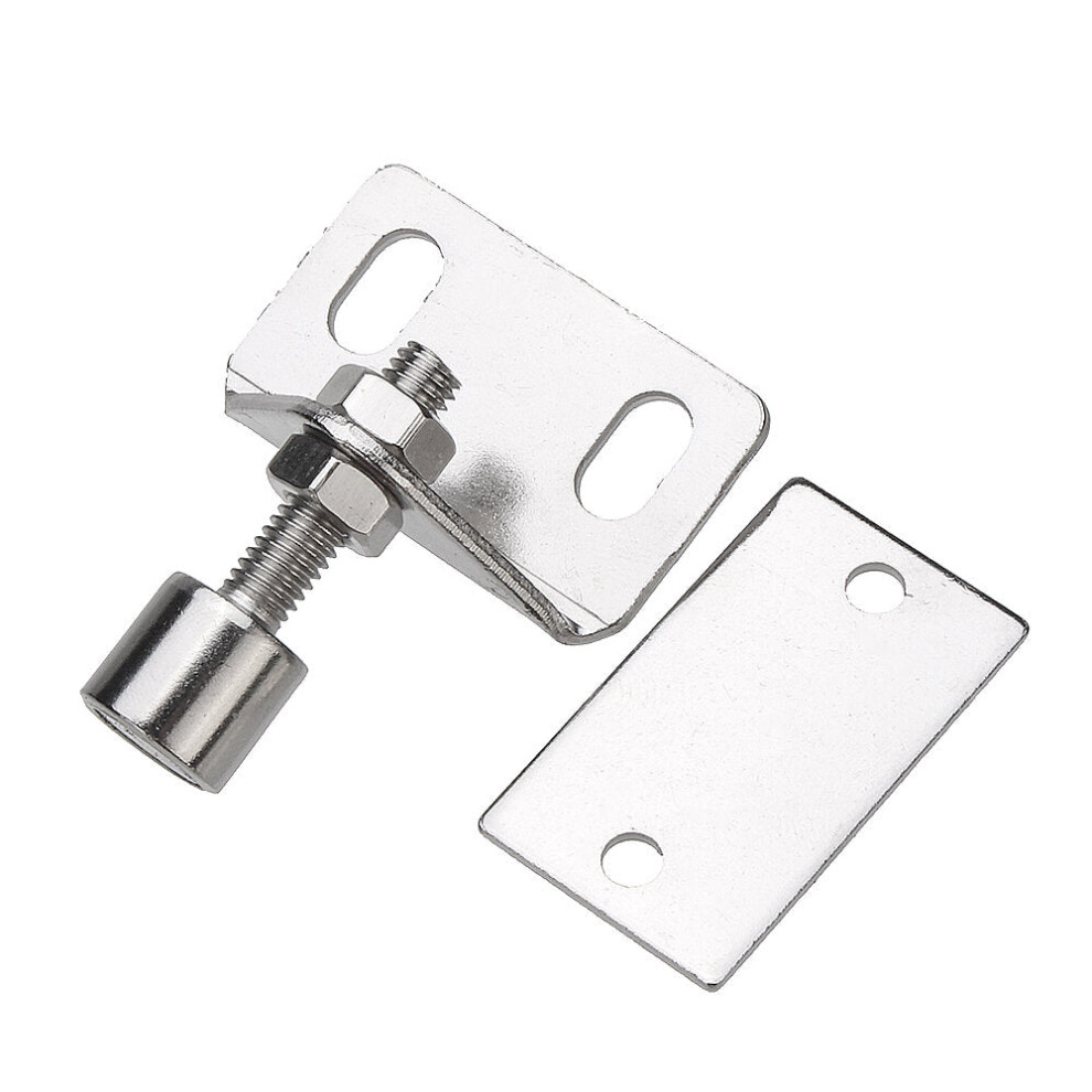 (Angled Shape) Magnetic Door Stopper Stainless Steel Door Suction Catch Door Holder for 30 40 Series Aluminum Extrusions