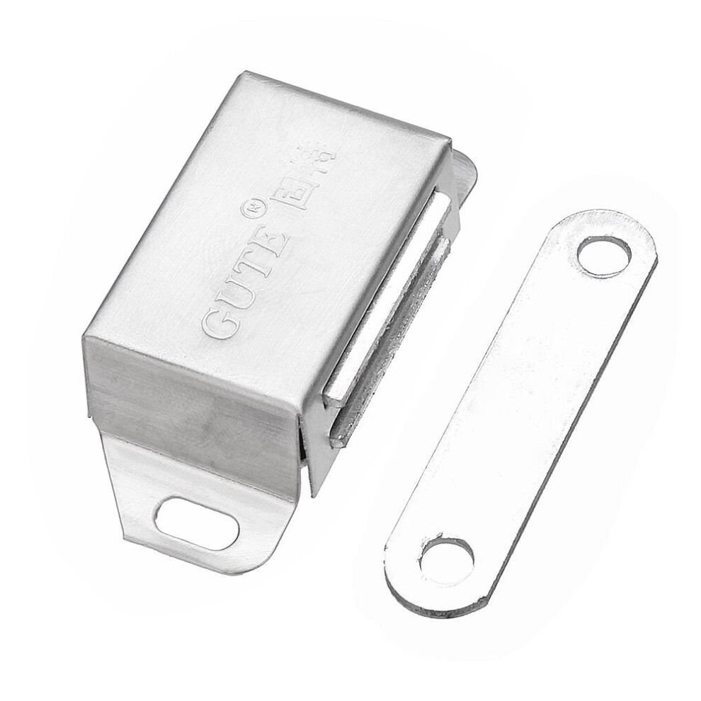 (Brushed Stainless) Magnetic Door Stopper Stainless Steel Door Suction Catch Door Holder for 30 40 Series Aluminum Extrusions
