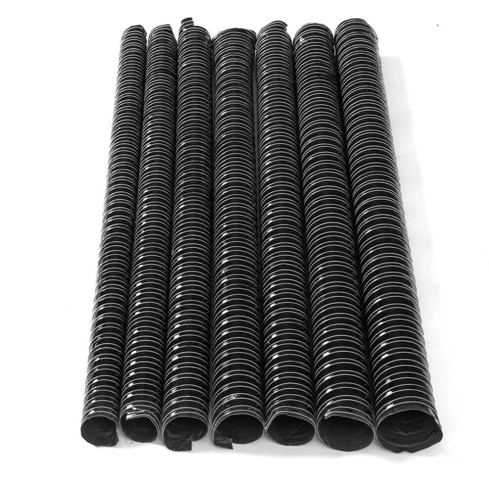 (76mm) Black Air Ducting Pipe Flexible Silicone Hose 1M Length Hot And Cold Cooling Transfer Extractor