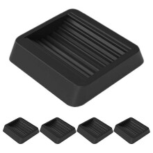 (As show, One size) 5pcs Wheel Anti-skid Pad Wheel Stopper Pad Wheel Pad For Stopping Sliding Wheel Slot Pad