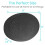 Almofada de balan   o oval do vive (par preto) 5