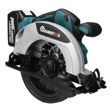 (One Battery, US Plug) 7inch Brushless Electric Circular Saw Handle Cordless Electric Saw Power Tools Cutting Machine For Makita 18V Battery