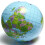 38cm PVC Inflatable Earth Globe Home Decor Geographical Education Tool 4