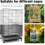 Bird Cage Seed Catcher Cover Mesh Net Nylon Guard 2