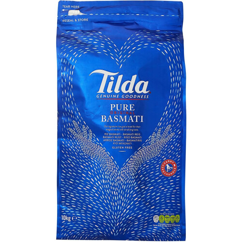 Tilda Pure Basmati Rice 10 kg 1