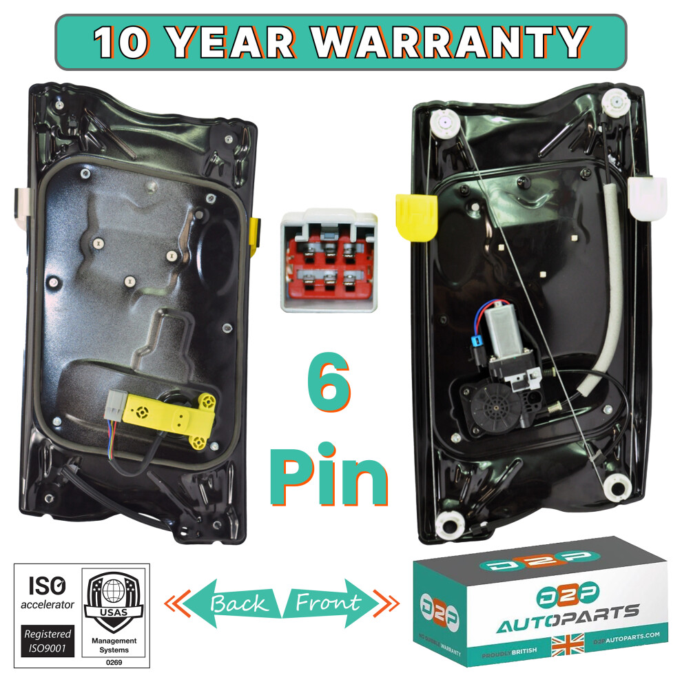 Front Right Electric Window Regulator For Land Rover Freelander 2 L359 Lr060134 5056167425724