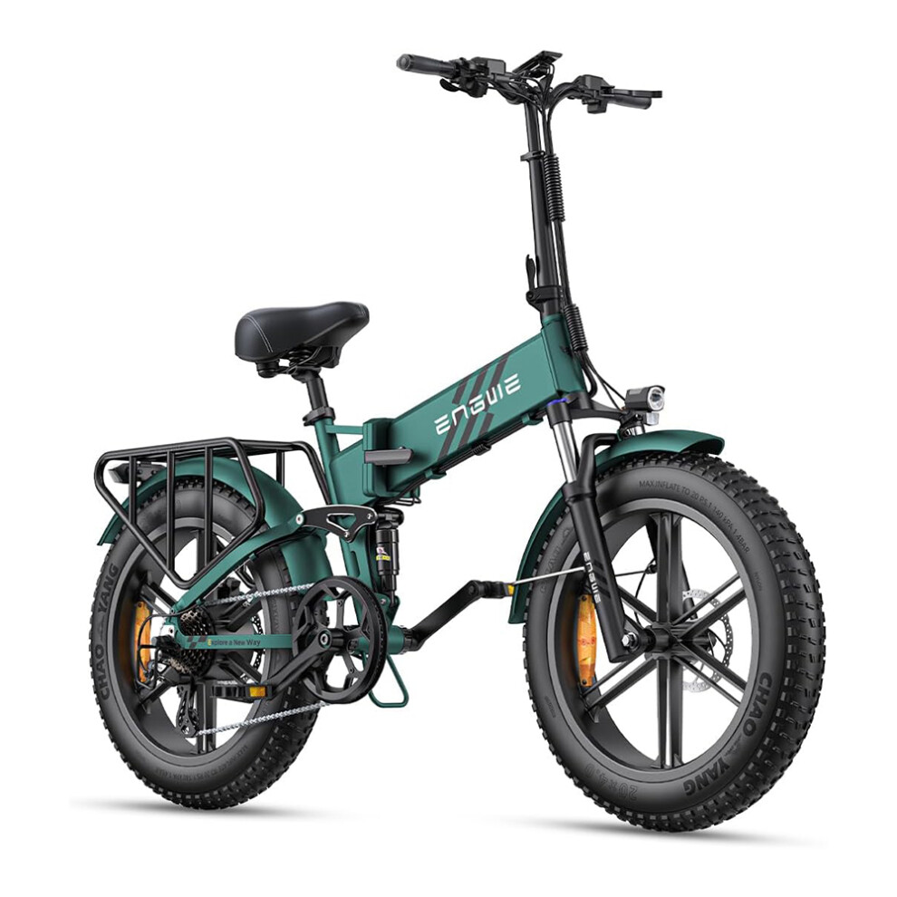 ENGWE ENGINE PRO 2.0 Folding Electric Bike Torque Sensor 52V16AH-Green