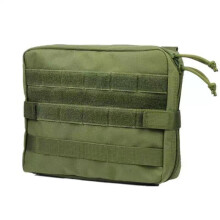 (Army Green) Tactical Medical Kit Quick Release First Aid Accessories Camping Hiking Hunting Survival Tool Bag Outdoor Emergency Utility Pack