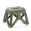 (Khaki) Plastic Multi Purpose Folding Step Stool Outdoor Portable Folding Stool Camping Square Stools for Adults Children High Load-bear 9