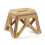 (Khaki) Plastic Multi Purpose Folding Step Stool Outdoor Portable Folding Stool Camping Square Stools for Adults Children High Load-bear 1