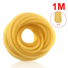 (5x7mm 1M) Natural Latex Rubber Tube Elastic Slingshots Catapults Tube Band For Camping Shooting Slingshot Catapult Accessories