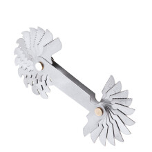 (24PC 60°) US+Metric+Inch Rib Pattern Thread Gauge Suitable for Industrial measurement