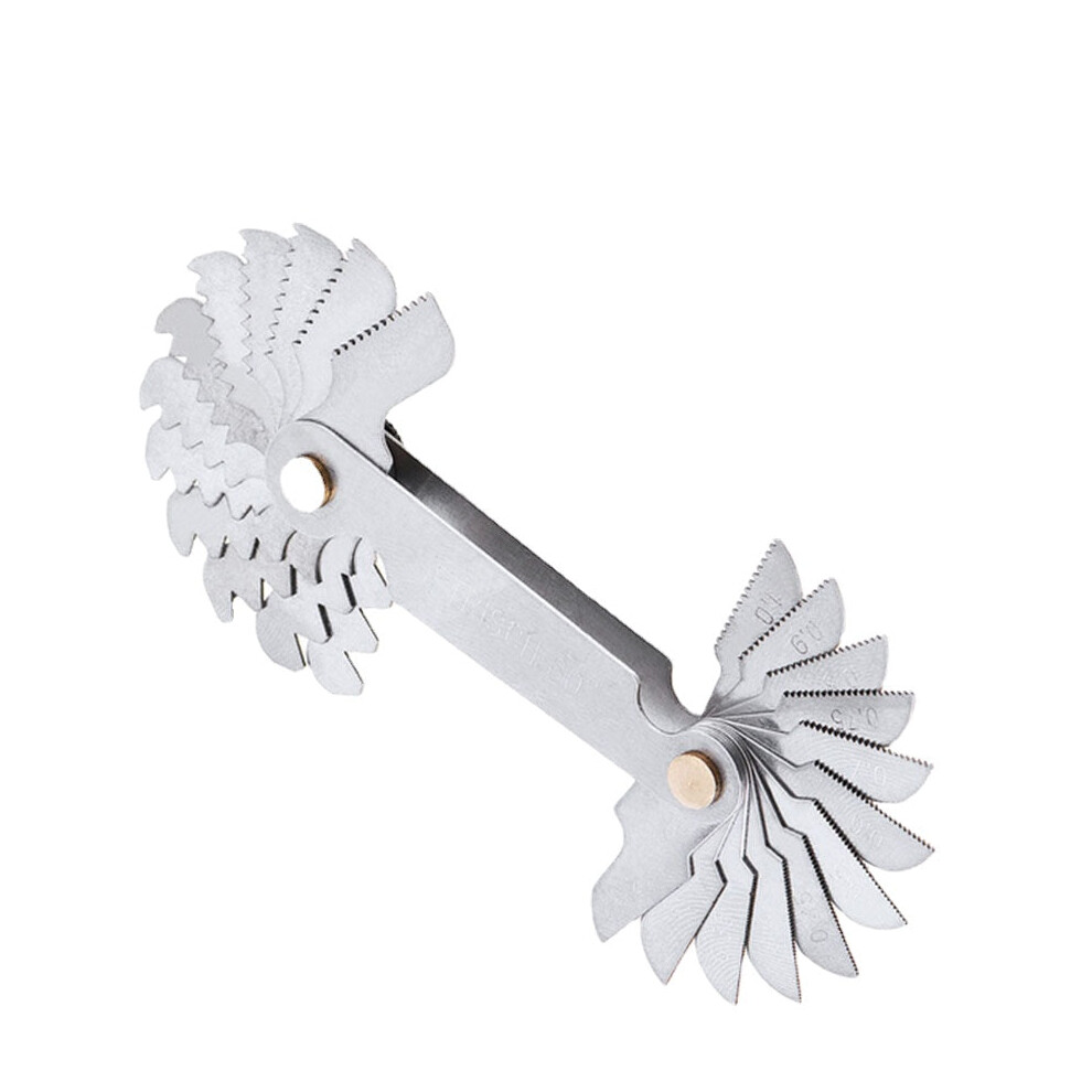 (24Pc 60Â°) Us+Metric+Inch Rib Pattern Thread Gauge Suitable For Industrial Measurement 8727971615232
