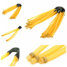 1 PCS Six Strips Strong Power Durable Rubber Tube Band For Slingshot Catapult Camping Hunting