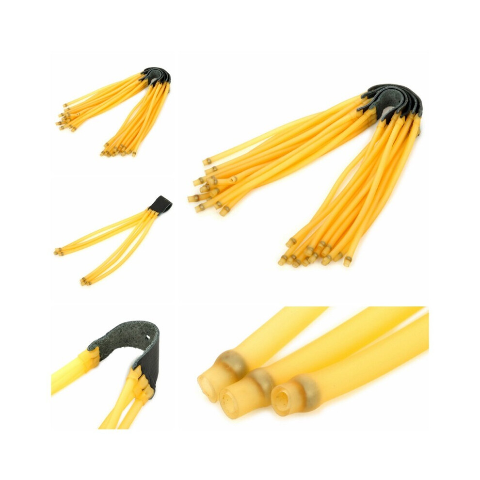 1 PCS Six Strips Strong Power Durable Rubber Tube Band For Slingshot Catapult Camping Hunting