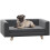 PawHut PawHut Elevated Dog Sofa Bed with Cushion for Medium and Small Dogs, Grey 9