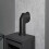Acantha Tile & Hearth Set in Concrete Effect with OKO S1 Stove & Angle 3