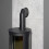 Acantha Tile & Hearth Set in Concrete Effect with Orbit Cylinder Stove 4