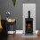 Acantha Tile & Hearth Set in Concrete Effect with Aviemore Black Stove 5