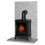 Acantha Tile & Hearth Set in Concrete Effect with Aviemore Black Stove 6