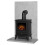 Acantha Tile & Hearth Set in Concrete Effect with Hudson Stove & Angle 6