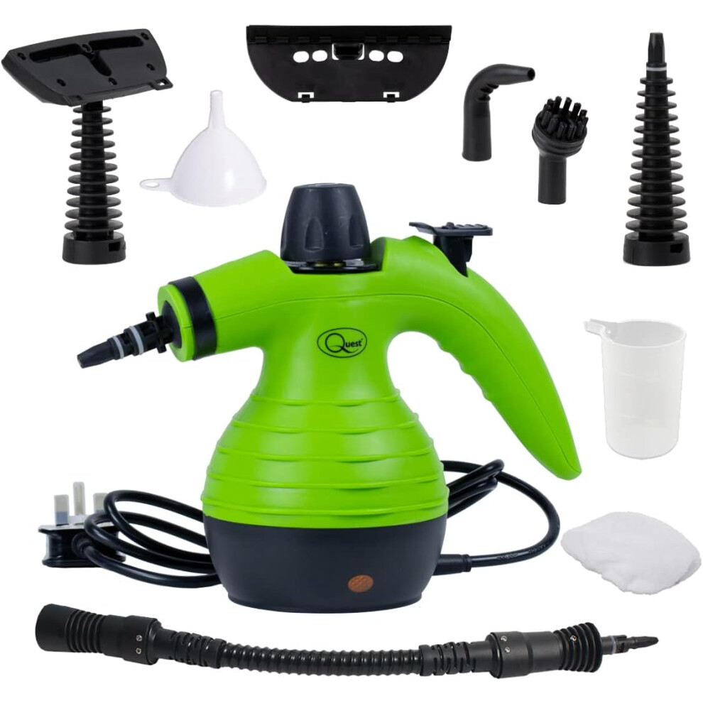 NEW-OPENED BOX Quest Handheld Steam Cleaners 1,000W 0.25L Water Tank-image-OPC-PGNZRCJ-NEW