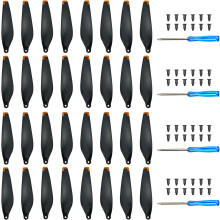 32Pcs Propellers for DJI Mini 3 Replacement Prop Blades Low Noise Accessories for DJI Mini 3 Drone Accessories Exclusive Screws & Screwdrivers Orange