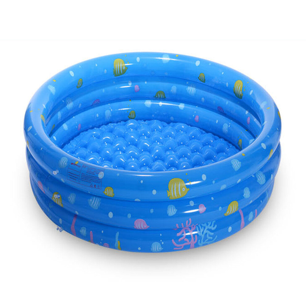 (Orange) Inflatable Swimming Pool Portable Outdoor Children Basin Bathtub Kids Pool Baby Swimming Pool Water Play