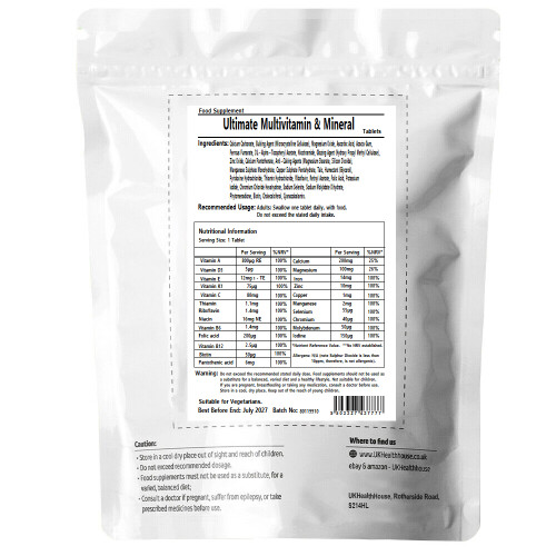 Ultimate - Multivitamins & Minerals - 1000mg X 360 Tablets Unisex 1