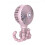 (Sky Blue) 8W 2200mAh Octopus Deformation Car Seat Back Dashboard Fan Round Type Protable 6