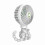 (Sky Blue) 8W 2200mAh Octopus Deformation Car Seat Back Dashboard Fan Round Type Protable 7