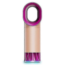 (Pink)Eloole Portable Bladeless Fan Handheld Usb Rechargeable Mini Cooler No Leaf Handy Cooling Air Fans Desktop Led