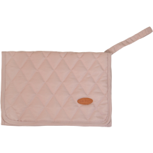 Travel Baby Changing Mat with Storage Pocket - Baby Pink