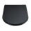 Adam Adam Double Sided Curved Stove Hearth in Black 4