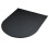 Adam Adam Double Sided Curved Stove Hearth in Black 5