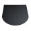 Adam Adam Double Sided Curved Stove Hearth in Black 6