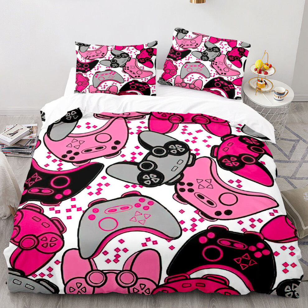 (Style 24, 70*133 two-piece set) New bedding gamepad 3D printed three-piece set set quilt cover bedding set-image-OPC-PGP28Q2-NEW
