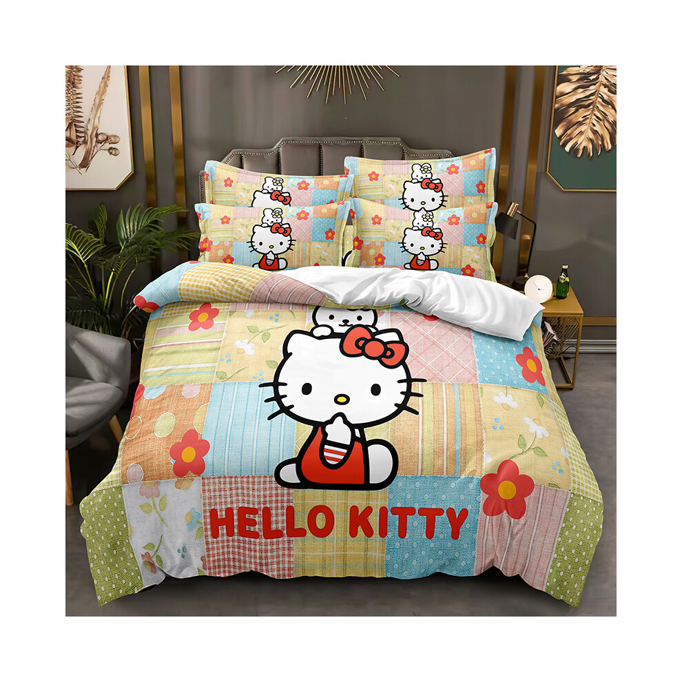 (Style 15, 173*218 Two-piece set) New three-piece set hello kitty series digital printing kit bedding-image-OPC-PGP2BD9-NEW