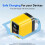 35W Fast Charger, USB-C & USB-A, EU Plug, Compact, Universal Compatibility, PD3.0 & QC 3.0, Yellow 10