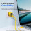 35W Fast Charger, USB-C & USB-A, EU Plug, Compact, Universal Compatibility, PD3.0 & QC 3.0, Yellow 6