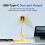 35W Fast Charger, USB-C & USB-A, EU Plug, Compact, Universal Compatibility, PD3.0 & QC 3.0, Yellow 5
