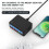 (White) 65W 5-Port USB PD Charger - Black/White, 4 USB-A + USB-C, Fast Charging, Compact, EU Plug, Universal Compatibility 4