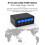 (White) 65W 5-Port USB PD Charger - Black/White, 4 USB-A + USB-C, Fast Charging, Compact, EU Plug, Universal Compatibility 10
