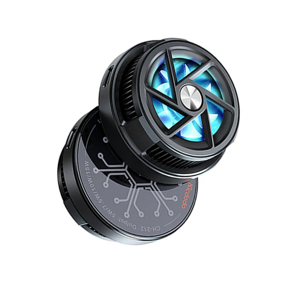 Magnetic Radiator Wireless Gaming Charger - 15W Fast Charging, Compact Design, Compatible with iPhone & Samsung
